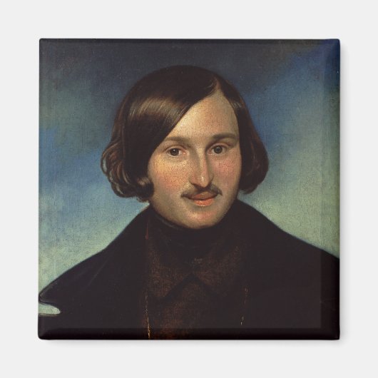 Portret van Nikolay Gogol, 1841 Magneet (Voorkant)