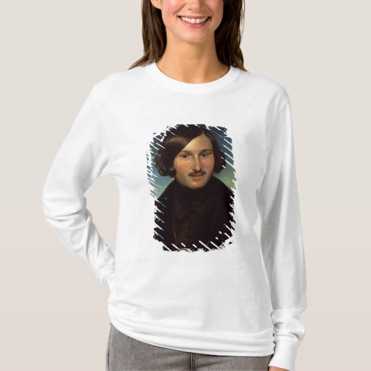 Portret van Nikolay Gogol, 1841 T-shirt (Voorkant)