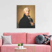 Portret van Nikolay Mikhaylovich Karamzin, 1805 Canvas Afdruk (Insitu (Woonkamer))