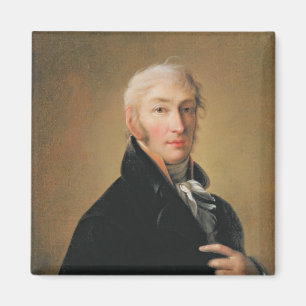 Portret van Nikolay Mikhaylovich Karamzin, 1805 Magneet