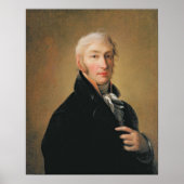 Portret van Nikolay Mikhaylovich Karamzin, 1805 Poster (Voorkant)