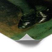 Portret van Norman Stewart Davies Poster (Hoek)