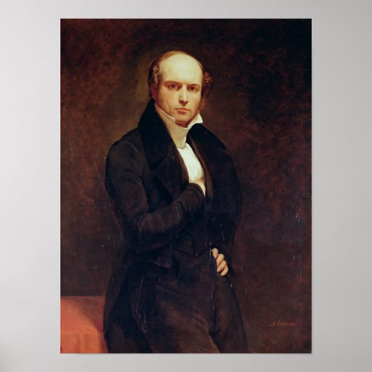 Portret van Odilon Barrot Poster (Voorkant)