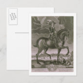 Portret van Oliver Cromwell (1599-1658) Briefkaart (Voorkant / Achterkant)