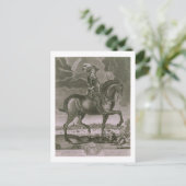 Portret van Oliver Cromwell (1599-1658) Briefkaart (Staand voorkant)