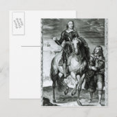 Portret van Oliver Cromwell Briefkaart (Voorkant / Achterkant)