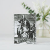 Portret van Oliver Cromwell Briefkaart (Staand voorkant)