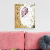 Portret van Olivier de Serres Canvas Afdruk (Insitu (Woonkamer))