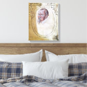 Portret van Olivier de Serres Canvas Afdruk (Insitu (Slaapkamer))