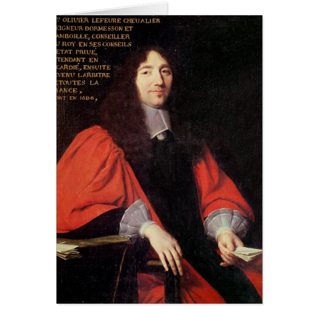 Portret van Olivier Lefevre (Voorkant)