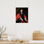 Portret van Olivier Lefevre Poster (Keuken)