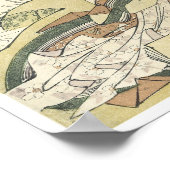 Portret van Ono, Kiyonaga, jaren 1790 Poster (Hoek)