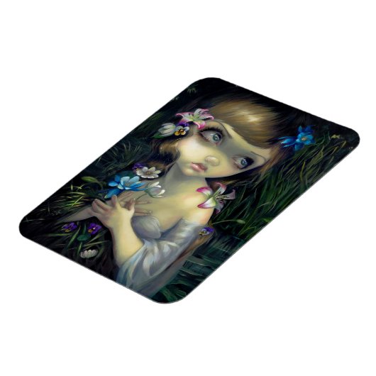 "Portret van Ophelia" Magneet (Linkerzijde)