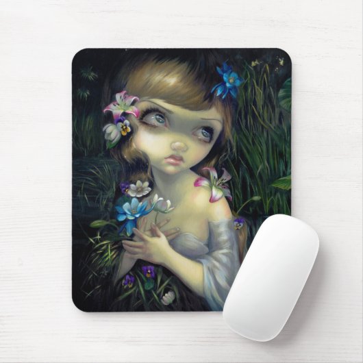 "Portret van Ophelia" Mousepad Muismat (Met muis)