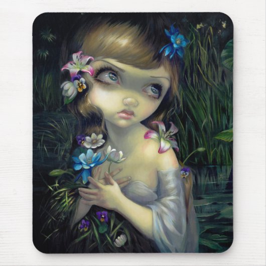 "Portret van Ophelia" Mousepad Muismat (Voorkant)