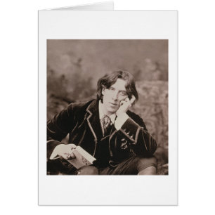 Portret van Oscar Wilde (1854-1900), 1882 (b/w pho