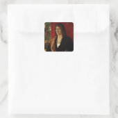 Portret van Oswolt Krel, 1499 Vierkante Sticker (Tas)