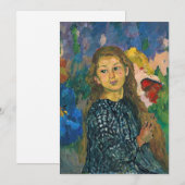 Portret van Ottilia | Giovanni Giacometti (Voorkant / Achterkant)