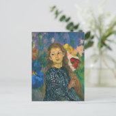 Portret van Ottilia | Giovanni Giacometti Briefkaart (Staand voorkant)