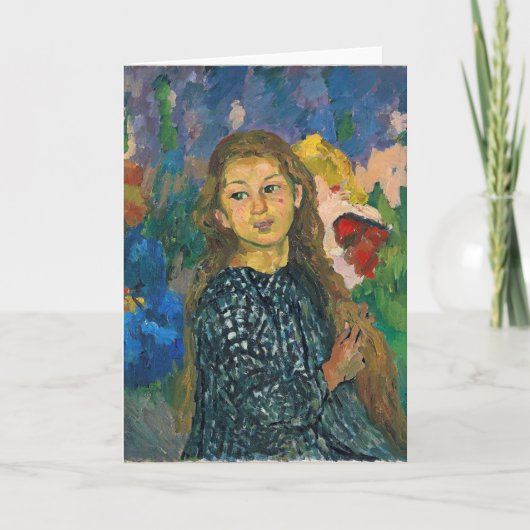 Portret van Ottilia | Giovanni Giacometti Kaart (Voorkant)