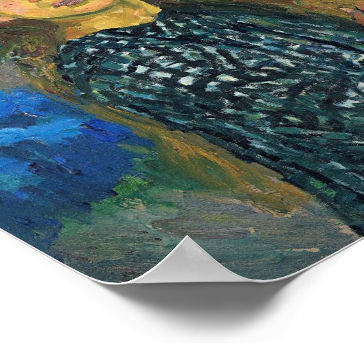 Portret van Ottilia | Giovanni Giacometti Poster (Hoek)