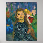 Portret van Ottilia | Giovanni Giacometti Poster (Voorkant)