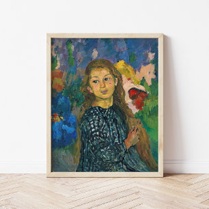Portret van Ottilia Giovanni Giacometti Poster