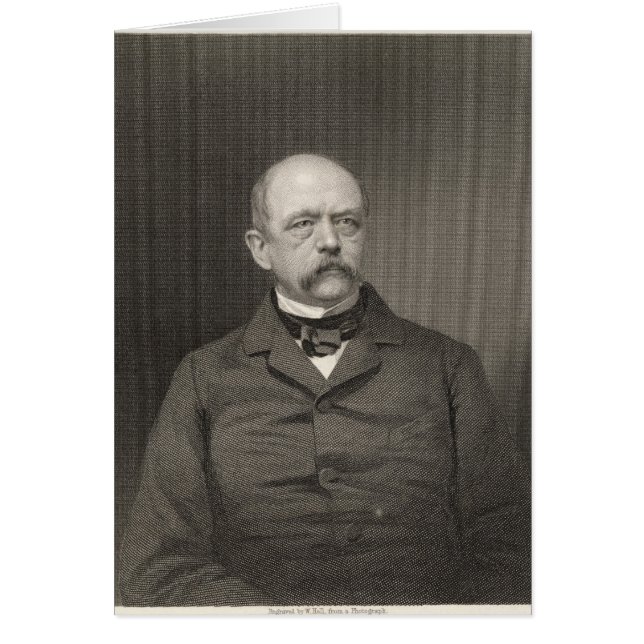 Portret van Otto von Bismarck (Voorkant)