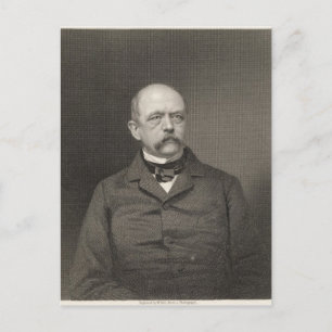 Portret van Otto von Bismarck Briefkaart