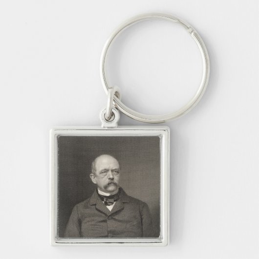 Portret van Otto von Bismarck Sleutelhanger (Voorkant)