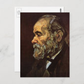 Portret van oud Man met baard door Vincent van Gog Briefkaart (Voorkant / Achterkant)