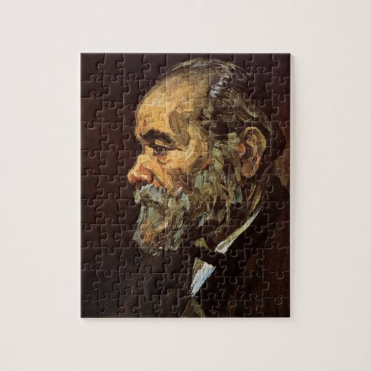 Portret van oud Man met baard door Vincent van Gog Legpuzzel (Verticaal)