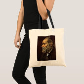 Portret van oud Man met baard door Vincent van Gog Tote Bag (Voorkant (product))