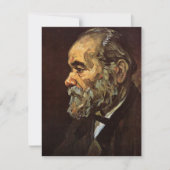 Portret van oude man met baard door Vincent van Go (Voorkant)