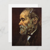 Portret van oude man met baard door Vincent van Go (Voorkant / Achterkant)