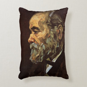 Portret van oude man met baard door Vincent van Go Accent Kussen