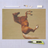 Portret van paard Whistlejacket Schilderij Decoupa Tissuepapier (Craft)