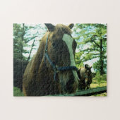 Portret van paarden legpuzzel (Horizontaal)