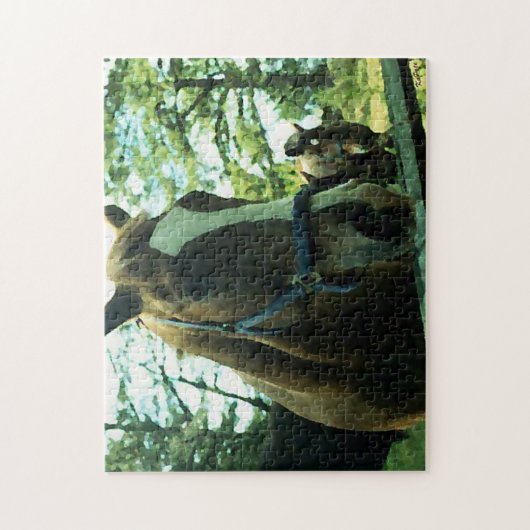 Portret van paarden legpuzzel (Verticaal)