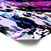 Portret van Paarse tijger - Tiger Poster afdrukken (Hoek)