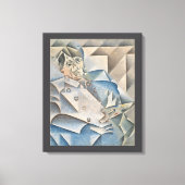 Portret van Pablo Picasso door Juan Gris Canvas Afdruk (Voorkant)