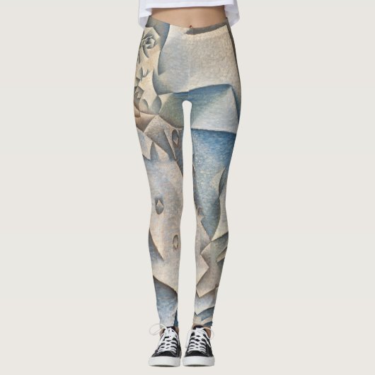 Portret van Pablo Picasso door Juan Gris Leggings (Voorkant)