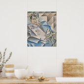 Portret van Pablo Picasso door Juan Gris Poster (Keuken)