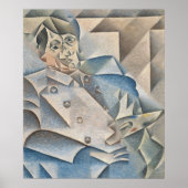 Portret van Pablo Picasso door Juan Gris Poster (Voorkant)