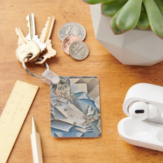 Portret van Pablo Picasso door Juan Gris Sleutelhanger (Bureau)