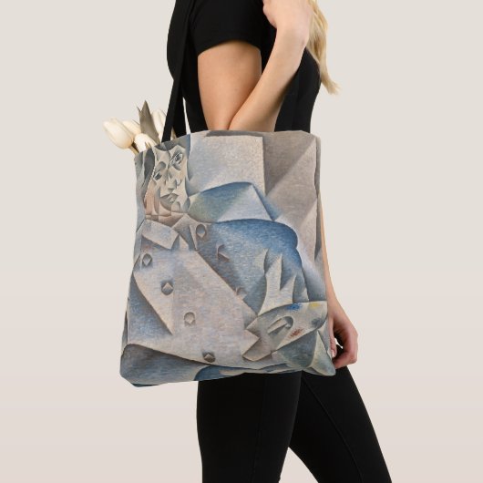 Portret van Pablo Picasso door Juan Gris Tote Bag (Dichtbij)