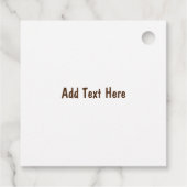 portret van palestijnse vrijheidsstrijder bedankjes labels (Achterkant)