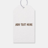 portret van palestijnse vrijheidsstrijder cadeaulabel (Achterkant)