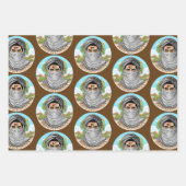 portret van palestijnse vrijheidsstrijder inpakpapier vel (Voorkant)