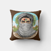 portret van palestijnse vrijheidsstrijder kussen (Voorkant)
